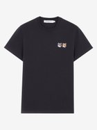 【メゾン キツネ/MAISON KITSUNE】のTEE-SHIRT DOUBLE FOX HEAD PATCH 大人の最旬トレンドファッション＆コーディネート founy(ファウニー) ファッション Fashion レディースファッション Fashion for Women トップス・カットソー Cut & Sew Tops シャツ・ブラウス・オフィスカジュアル Elegant Blouses & Button-Ups インナー Innerwear ストレート Straight, Straight Cut 定番 Standard, Basic Item 人気 Popular, Best Seller パッチ Patch, Appliqué フランス France, French ベーシック Basic, Essential 半袖 Short Sleeve, Half Sleeve モダン Modern, Contemporary thumbnail ANTHRACITE|ID: prp329100004985973 ipo3291000000037347837
