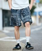 【フリークスストア/FREAK'S STORE】のコットンナイロン ポケッタブル イージーショーツ 【限定展開】 ブラックバンダナ|ID: prp329100004985979 ipo3291000000037347857