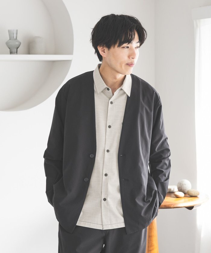【グローバルワーク/GLOBAL WORK / MEN】の夏素材サッカーシャツカーデ長袖/638153 インテリア・キッズ・メンズ・レディースファッション・服の通販 founy(ファウニー) https://founy.com/ ファッション Fashion メンズファッション Fashion for Men おすすめ Recommended / Our Picks サッカー Seersucker, Summer Fabric ジャケット Jacket, Outerwear ストレッチ Stretch, Stretchy Fabric ボトム Bottoms, Lower Wear メッシュ Mesh, Net Fabric 吸水 Absorbent, Quick-Dry 夏 Summer 軽量 Lightweight, Ultra Light 長袖 Long Sleeve, Full Sleeve |ID: prp329100004985985 ipo3291000000037347886