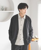 【グローバルワーク/GLOBAL WORK / MEN】の夏素材サッカーシャツカーデ長袖/638153 ブラック09|ID: prp329100004985985 ipo3291000000037347887