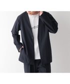 【グローバルワーク/GLOBAL WORK / MEN】の夏素材サッカーシャツカーデ長袖/638153 ネイビー88|ID: prp329100004985985 ipo3291000000037347888