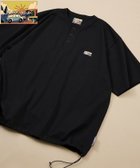 【フリークスストア/FREAK'S STORE】のFREAK S STORE for BEACH FES リラックスフィット ワンポイントロゴ スピンドル ヘンリーネックTシャツ ブラック|ID: prp329100004985994 ipo3291000000037347924