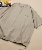 【フリークスストア/FREAK'S STORE】のFREAK S STORE for BEACH FES リラックスフィット ワンポイントロゴ スピンドル ヘンリーネックTシャツ ベージュ|ID: prp329100004985994 ipo3291000000037347925