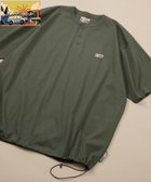 【フリークスストア/FREAK'S STORE】のFREAK S STORE for BEACH FES リラックスフィット ワンポイントロゴ スピンドル ヘンリーネックTシャツ オリーブ|ID: prp329100004985994 ipo3291000000037347926