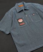 【フリークスストア/FREAK'S STORE】の別注 リラックスフィット ハーフジップ ワンポイントロゴ 半袖ワークシャツ/チェック 大人の最旬トレンドファッション＆コーディネート founy(ファウニー) ファッション Fashion メンズファッション Fashion for Men インナー Innerwear ショルダー Shoulder, Shoulder Strap シンプル Simple, Minimal ストライプ Stripe, Striped Pattern ダブル Double, Double-Breasted チェック Check, Plaid, Tartan ドロップ Drop Shoulder, Dropped Style フィット Fit, Slim Fit プリント Print, Printed Pattern ボーダー Border, Stripe ポケット Pocket, Pocket Detail 別注 Limited Edition, Custom Order 半袖 Short Sleeve, Half Sleeve リラックス Relax, Relaxed Fit ワンポイント One Point, Statement Accent ワーク Workwear, Utility Style S/S・春夏 SS, Spring/Summer, Warm Season おすすめ Recommended / Our Picks 夏 Summer 2026年 2026 2026春夏・S/S Spring/Summer 2026 SS26 thumbnail ブルー|ID: prp329100004986010 ipo3291000000037347979