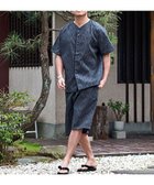 【シルバーバレット/SILVER BULLET / MEN】のDita オーガニック甚平ボタンタイプ(メンズ) 夏 祭り 2.まざり紺碧色|ID: prp329100004986024 ipo3291000000037348023