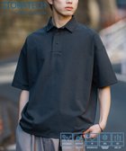 【フリークスストア/FREAK'S STORE】のSTORATECH/ストラテック ビッグシルエットポロシャツ/抗菌/防臭/制菌/UVカット/接触冷感/吸水速乾 【限定展開】 スミクロ|ID: prp329100004986030 ipo3291000000037348065
