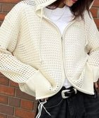 【ネバーマインドザエックスユー チカシツプラス/Never mind the XU Chikashitsu+】の【Chikashitsu +】mesh zip hoodie メッシュパーカー オーバーサイズ ジップパーカー 大人の最旬トレンドファッション＆コーディネート founy(ファウニー) ファッション Fashion レディースファッション Fashion for Women トップス・カットソー Cut & Sew Tops レディースパーカー・カジュアルフーディー Casual Hoodies & Sweatshirts インナー Innerwear 春 Spring カットソー Cut and Sewn Top カーディガン Cardigan, Knitwear 軽量 Lightweight, Ultra Light シンプル Simple, Minimal タンク Tank Top, Sleeveless Top トレンド Trend, Trending Now パーカー Hoodie, Parka メッシュ Mesh, Net Fabric リラックス Relax, Relaxed Fit S/S・春夏 SS, Spring/Summer, Warm Season 再入荷 Restock / Back in Stock 夏 Summer thumbnail クリーム|ID: prp329100004986033 ipo3291000000037348076