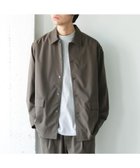 【アーバンリサーチ ドアーズ/URBAN RESEARCH DOORS / MEN】のウールライクシャツジャケット 大人の最旬トレンドファッション＆コーディネート founy(ファウニー) ファッション Fashion メンズファッション Fashion for Men 春 Spring ジャケット Jacket, Outerwear スラックス Slacks, Dress Pants セットアップ Set-Up, Coordinated Outfit デニム Denim, Jeans Material トレンド Trend, Trending Now ポケット Pocket, Pocket Detail S/S・春夏 SS, Spring/Summer, Warm Season おすすめ Recommended / Our Picks 夏 Summer エレガント 上品 Elegant 2026年 2026 2026春夏・S/S Spring/Summer 2026 SS26 thumbnail ブラウン|ID: prp329100004986038 ipo3291000000037348091