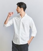 【ビューティ&ユース ユナイテッドアローズ/BEAUTY&YOUTH / UNITED ARROWS / MEN】の【WEB限定 WARDROBE SMART】コットン ワイドカラー スキッパー シャツ WHITE|ID: prp329100004986040 ipo3291000000037348103