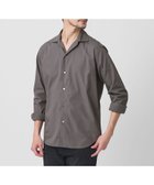 【ビューティ&ユース ユナイテッドアローズ/BEAUTY&YOUTH / UNITED ARROWS / MEN】の【WEB限定 WARDROBE SMART】コットン ワイドカラー スキッパー シャツ DK.GRAY|ID: prp329100004986040 ipo3291000000037348105