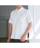 【イッカ/ikka / MEN】のリンクスジャカード市松ポロシャツ ホワイト|ID: prp329100004986042 ipo3291000000037348113