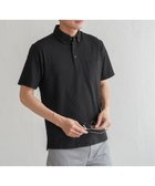 【イッカ/ikka / MEN】のリンクスジャカード市松ポロシャツ ブラック|ID: prp329100004986042 ipo3291000000037348114