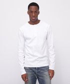 【アヴィレックス/AVIREX / MEN】の《DAILY/デイリー》RIB L/S HENLEY NECK T-SHIRT ホワイト|ID: prp329100004986046 ipo3291000000037348130