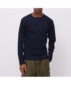 【アヴィレックス/AVIREX / MEN】の《DAILY/デイリー》RIB L/S HENLEY NECK T-SHIRT ロイヤル|ID: prp329100004986046 ipo3291000000037348132