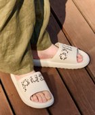 【ニコアンド/niko and / MEN】のニコロゴシャワーサンダル オフホワイト×レオパード|ID: prp329100004986051 ipo3291000000037348147