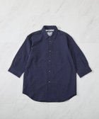 【メンズビギトーキョー/Men's Bigi / MEN】のストレッチワッシャー七分袖シャツ ハンドウォッシャブル・UVカット・抗菌 ネイビー|ID: prp329100004986054 ipo3291000000037348173