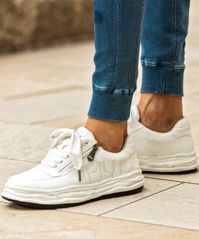 【シフォン/SHIFFON / MEN】の1PIU1UGUALE3 RELAX ボリュームソール刺繍ロゴスニーカー 大人の最旬トレンドファッション＆コーディネート founy(ファウニー) ファッション Fashion メンズファッション Fashion for Men シューズ・靴 Shoes スニーカー / カジュアルにもスポーティにも Sneakers & Trainers クッション Cushion, Throw Pillow スニーカー Sneakers, Trainers リラックス Relax, Relaxed Fit |ID:prp329100004986060