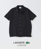 【エディフィス/EDIFICE / MEN】のLACOSTE(ラコステ) 別注 COOLMAX フルオープン 半袖ポロシャツ ブラック|ID: prp329100004986061 ipo3291000000037348213