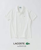 【エディフィス/EDIFICE / MEN】のLACOSTE(ラコステ) 別注 COOLMAX フルオープン 半袖ポロシャツ ホワイト|ID: prp329100004986061 ipo3291000000037348214