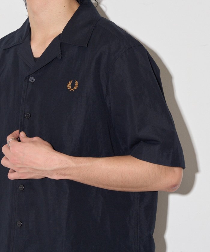 【カセットチャート/Cassette Chart / MEN】のFRED PERRY/LINEN BLEND REVERE COLLAR SHIRT フレッドペリー オープンカラーシャツ インテリア・キッズ・メンズ・レディースファッション・服の通販 founy(ファウニー) https://founy.com/ ファッション Fashion メンズファッション Fashion for Men アクセサリー Fashion Accessories カーゴパンツ Cargo Pants, Utility Pants シンプル Simple, Minimal デニム Denim, Jeans Material 人気 Popular, Best Seller ハーフ Half, Half-Length フレンチ French, French Style ボトム Bottoms, Lower Wear ポロシャツ Polo Shirt, Collared Tee モッズコート Mods Coat, Military Parka リネン Linen, Linen Fabric ワンポイント One Point, Statement Accent 再入荷 Restock / Back in Stock おすすめ Recommended / Our Picks 夏 Summer |ID: prp329100004986063 ipo3291000000037348219