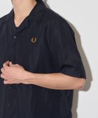 【カセットチャート/Cassette Chart / MEN】のFRED PERRY/LINEN BLEND REVERE COLLAR SHIRT フレッドペリー オープンカラーシャツ BLK|ID: prp329100004986063 ipo3291000000037348220