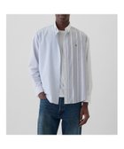 【ギャップ/GAP】のブラナンベア オックスフォードシャツ(ユニセックス) 大人の最旬トレンドファッション＆コーディネート founy(ファウニー) ファッション Fashion レディースファッション Fashion for Women トップス・カットソー Cut & Sew Tops シャツ・ブラウス・オフィスカジュアル Elegant Blouses & Button-Ups オーガニック Organic Cotton ストレート Straight, Straight Cut 長袖 Long Sleeve, Full Sleeve フィット Fit, Slim Fit フロント Front, Front Design リラックス Relax, Relaxed Fit thumbnail BLUE_COLORBLOCK|ID: prp329100004986064 ipo3291000000037348233