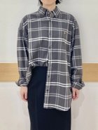【ギャップ/GAP】のブラナンベア オックスフォードシャツ(ユニセックス) 大人の最旬トレンドファッション＆コーディネート founy(ファウニー) ファッション Fashion レディースファッション Fashion for Women トップス・カットソー Cut & Sew Tops シャツ・ブラウス・オフィスカジュアル Elegant Blouses & Button-Ups オーガニック Organic Cotton ストレート Straight, Straight Cut 長袖 Long Sleeve, Full Sleeve フィット Fit, Slim Fit フロント Front, Front Design リラックス Relax, Relaxed Fit thumbnail GREY_PLAID|ID: prp329100004986064 ipo3291000000037348235
