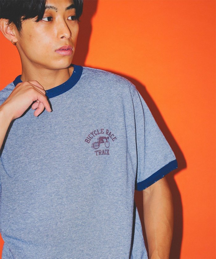 【ビームス/BEAMS / MEN】のプリント リンガー Tシャツ インテリア・キッズ・メンズ・レディースファッション・服の通販 founy(ファウニー) https://founy.com/ ファッション Fashion メンズファッション Fashion for Men バランス Balance, Style Balance フィット Fit, Slim Fit プリント Print, Printed Pattern ベーシック Basic, Essential ボーダー Border, Stripe ヴィンテージ Vintage Style |ID: prp329100004986066 ipo3291000000037348240