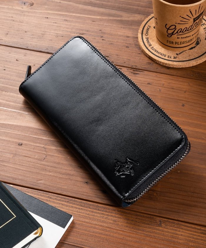 【その他のブランド/Other】のBEVERLY HILLS POLO CLUB ラウンド長財布(コードバン調) インテリア・キッズ・メンズ・レディースファッション・服の通販 founy(ファウニー) https://founy.com/ ファッション Fashion メンズファッション Fashion for Men ポケット Pocket, Pocket Detail ラウンド Round, Round Neck ワイド Wide, Wide Fit 財布 Wallet, Purse |ID: prp329100004986072 ipo3291000000037348282