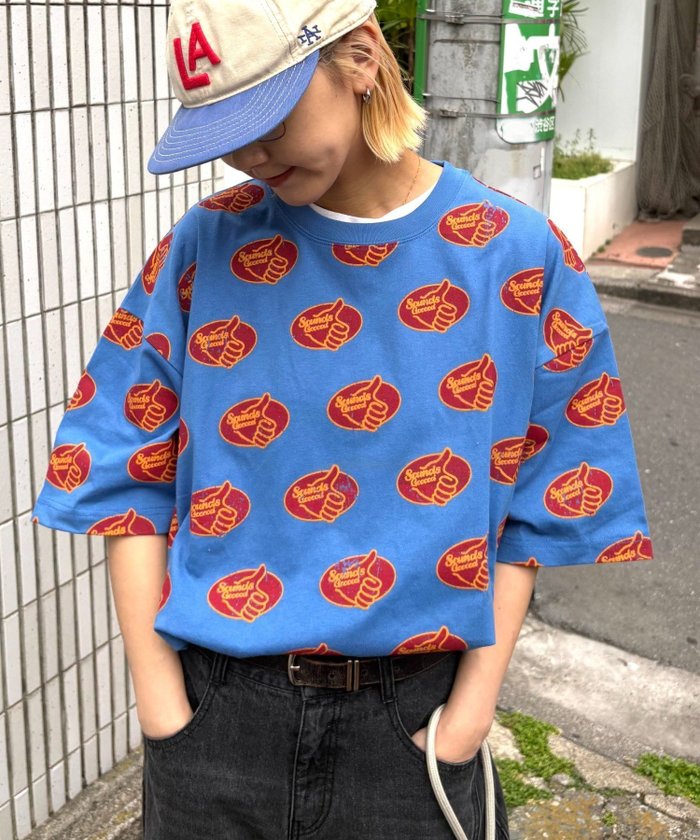 【チャオパニックティピー/CIAOPANIC TYPY / MEN】の【SOUNDS GOOOOD】総柄GOODTEE インテリア・キッズ・メンズ・レディースファッション・服の通販 founy(ファウニー) https://founy.com/ ファッション Fashion メンズファッション Fashion for Men インナー Innerwear スラックス Slacks, Dress Pants デニム Denim, Jeans Material プリント Print, Printed Pattern 半袖 Short Sleeve, Half Sleeve メンズ Men's, Menswear ワイド Wide, Wide Fit おすすめ Recommended / Our Picks |ID: prp329100004986076 ipo3291000000037348299