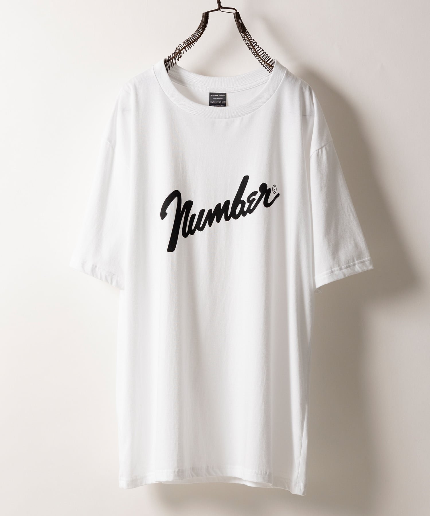 【ナンバー/Number】のNumber9_T-SHIRT インテリア・キッズ・メンズ・レディースファッション・服の通販 founy(ファウニー) 　ファッション　Fashion　レディースファッション　Fashion for Women　トップス・カットソー　Cut & Sew Tops　シャツ・ブラウス・オフィスカジュアル　Elegant Blouses & Button-Ups　ロングTシャツ・Tシャツ　Longline T-Shirts & Tees　インナー　Innerwear　グラフィック　Graphic, Graphic Design　コレクション　Collection, Seasonal Line　スタイリッシュ　Stylish, Fashionable　スラックス　Slacks, Dress Pants　デニム　Denim, Jeans Material　定番　Standard, Basic Item　人気　Popular, Best Seller　バランス　Balance, Style Balance　ワイド　Wide, Wide Fit　おすすめ　Recommended / Our Picks　WHITE|ID: prp329100004986080 ipo3291000000037348318