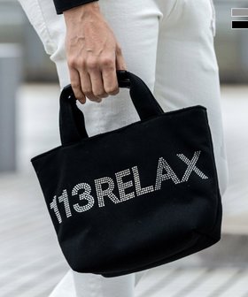 【シフォン/SHIFFON / MEN】の1PIU1UGUALE3 RELAX/USZ-24024 ラインストーンロゴミニトートバッグ 大人の最旬トレンドファッション＆コーディネート founy(ファウニー) ファッション Fashion メンズファッション Fashion for Men バッグ Bags トートバッグ / 通勤・大容量バッグ Tote Bags グラデーション Gradient, Ombre スウェット / スエット Sweatshirt, Sweatwear ストーン Stone, Gem-Like スマート Smart, Elegant ポケット Pocket, Pocket Detail リラックス Relax, Relaxed Fit |ID:prp329100004986081