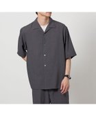【ユナイテッドアローズ/UNITED ARROWS / MEN】のサップ BREEZY オープンカラー 半袖 シャツ -ストレッチ・通気性- DK.GRAY|ID: prp329100004986092 ipo3291000000037348369