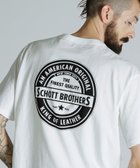 【ショット/Schott / MEN】のT-SHIRT OVAL LOGO/オーバルロゴTシャツ ホワイト|ID: prp329100004986096 ipo3291000000037348389