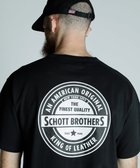 【ショット/Schott / MEN】のT-SHIRT OVAL LOGO/オーバルロゴTシャツ ブラック|ID: prp329100004986096 ipo3291000000037348390