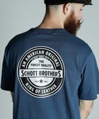 【ショット/Schott / MEN】のT-SHIRT OVAL LOGO/オーバルロゴTシャツ ネイビー|ID: prp329100004986096 ipo3291000000037348391