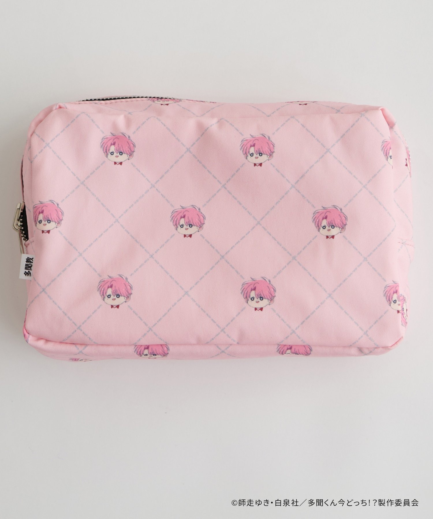 【ナチュラルクチュール/natural couture】の多聞くん今どっち! コラボ イケ原ジメ原リバーシブルポーチ インテリア・キッズ・メンズ・レディースファッション・服の通販 founy(ファウニー) 　ファッション　Fashion　レディースファッション　Fashion for Women　ポーチ&ミニバッグ　Pouches & Mini Bags　2026年　2026　2026春夏・S/S　Spring/Summer 2026 SS26　キルティング　Quilted, Quilting　コラボ　Collaboration, Collab　再入荷　Restock / Back in Stock　その他1|ID: prp329100004986106 ipo3291000000037348442