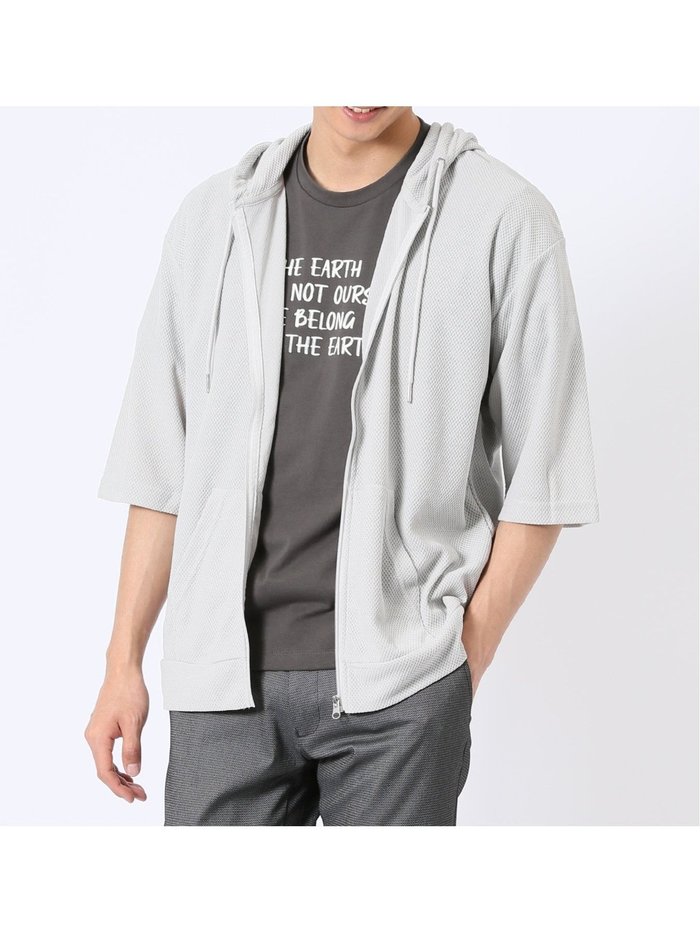 【タカキュー/TAKA-Q / MEN】のカウラ/Kaule ハニカム メッシュ 半端袖 パーカー インテリア・キッズ・メンズ・レディースファッション・服の通販 founy(ファウニー) https://founy.com/ ファッション Fashion メンズファッション Fashion for Men アウトドア Outdoor Clothing 春 Spring カーゴパンツ Cargo Pants, Utility Pants ショート Short, Short Length スポーツ Sports, Activewear スマート Smart, Elegant デニム Denim, Jeans Material パーカー Hoodie, Parka フィット Fit, Slim Fit ポケット Pocket, Pocket Detail メッシュ Mesh, Net Fabric リラックス Relax, Relaxed Fit ロング Long, Long-Length S/S・春夏 SS, Spring/Summer, Warm Season 夏 Summer |ID: prp329100004986116 ipo3291000000037348494