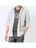 【タカキュー/TAKA-Q / MEN】のカウラ/Kaule ハニカム メッシュ 半端袖 パーカー 03ライトグレー|ID: prp329100004986116 ipo3291000000037348495