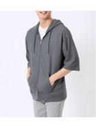 【タカキュー/TAKA-Q / MEN】のカウラ/Kaule ハニカム メッシュ 半端袖 パーカー 70青|ID: prp329100004986116 ipo3291000000037348497