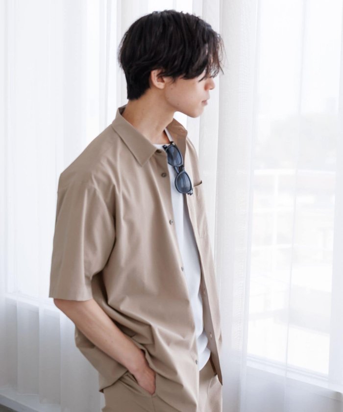 【グローバルワーク/GLOBAL WORK / MEN】のクリーンサッカー/シャツ/5分袖/638142 インテリア・キッズ・メンズ・レディースファッション・服の通販 founy(ファウニー) https://founy.com/ ファッション Fashion メンズファッション Fashion for Men おすすめ Recommended / Our Picks サッカー Seersucker, Summer Fabric ストレッチ Stretch, Stretchy Fabric フィット Fit, Slim Fit ボトム Bottoms, Lower Wear リラックス Relax, Relaxed Fit レギュラー Regular, Standard Fit 半袖 Short Sleeve, Half Sleeve 吸水 Absorbent, Quick-Dry 夏 Summer 軽量 Lightweight, Ultra Light |ID: prp329100004986132 ipo3291000000037348576