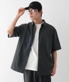 【グローバルワーク/GLOBAL WORK / MEN】のクリーンサッカー/シャツ/5分袖/638142 チャコール19|ID: prp329100004986132 ipo3291000000037348580