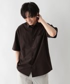 【グローバルワーク/GLOBAL WORK / MEN】のクリーンサッカー/シャツ/5分袖/638142 ブラウン/一店舗限定58|ID: prp329100004986132 ipo3291000000037348581