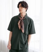 【グローバルワーク/GLOBAL WORK / MEN】のクリーンサッカー/シャツ/5分袖/638142 ダークオリーブ76|ID: prp329100004986132 ipo3291000000037348583