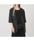 【ユナイテッドアローズ/UNITED ARROWS】のAEWEN MATOPH ハーフスリーブ ジャケット 大人の最旬トレンドファッション＆コーディネート founy(ファウニー) ファッション Fashion レディースファッション Fashion for Women アウター Coat / Outerwear Collection レディースジャケット・軽アウター Jackets 春 Spring カッティング Cutting Detail ジャケット Jacket, Outerwear スリーブ Sleeve, Long Sleeve / Short Sleeve タフタ Taffeta, Structured Fabric デニム Denim, Jeans Material ハーフ Half, Half-Length ボックス Boxy, Box Shape ボトム Bottoms, Lower Wear ポケット Pocket, Pocket Detail 羽織 Haori, Light Jacket S/S・春夏 SS, Spring/Summer, Warm Season 夏 Summer エレガント 上品 Elegant thumbnail BLACK|ID: prp329100004986143 ipo3291000000037348658