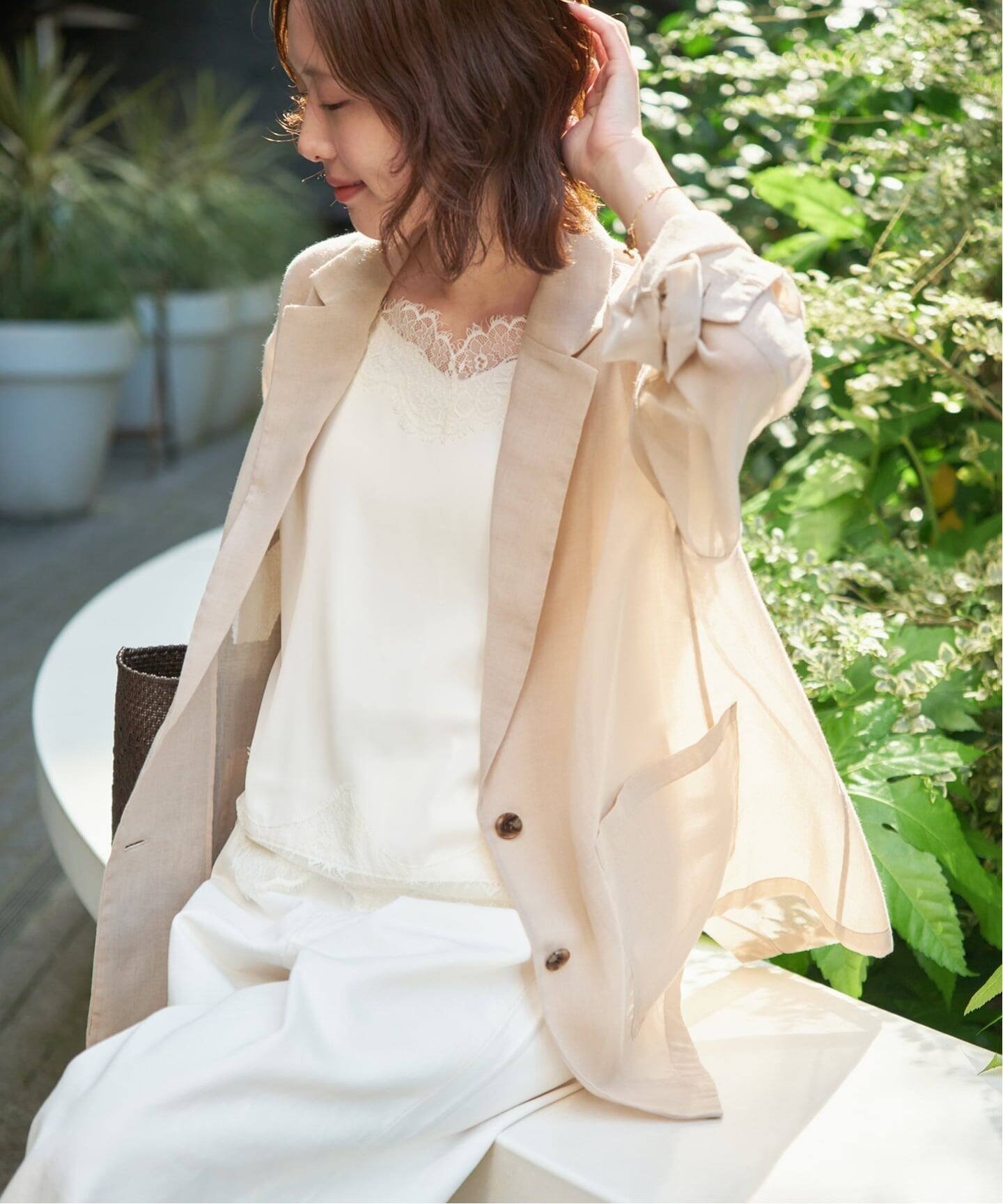 【スローブ イエナ/SLOBE IENA】のシアージョーゼットジャケット 大人の最旬トレンドファッション＆コーディネート founy(ファウニー) 　ファッション　Fashion　レディースファッション　Fashion for Women　アウター　Coat / Outerwear Collection　レディースジャケット・軽アウター　Jackets　2026年　2026　2026春夏・S/S　Spring/Summer 2026 SS26　シンプル　Simple, Minimal　ジャケット　Jacket, Outerwear　スリット　Slit, Slit Detail　ポケット　Pocket, Pocket Detail　夏　Summer　羽織　Haori, Light Jacket　ビジネス 仕事 通勤　Business / Work / Commuting　 other-1|ID: prp329100004986145 ipo3291000000037348662