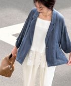 【ノーリーズ/NOLLEY'S】のシアーデニムテーラージャケット 大人の最旬トレンドファッション＆コーディネート founy(ファウニー) ファッション Fashion レディースファッション Fashion for Women アウター Coat / Outerwear Collection レディースジャケット・軽アウター Jackets ショルダー Shoulder, Shoulder Strap トレンド Trend, Trending Now ドロップ Drop Shoulder, Dropped Style ネップ Nepp, Slub Yarn リラックス Relax, Relaxed Fit アウトレット Outlet / Clearance おすすめ Recommended / Our Picks 2026年 2026 2026春夏・S/S Spring/Summer 2026 SS26 thumbnail ネイビー|ID: prp329100004986147 ipo3291000000037348670