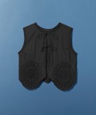【レプシィム ローリーズファーム/LEPSIM LOWRYS FARM】の2WAYレースベスト 大人の最旬トレンドファッション＆コーディネート founy(ファウニー) ファッション Fashion レディースファッション Fashion for Women アウター Coat / Outerwear Collection トップス・カットソー Cut & Sew Tops ベスト&ジレ / 重ね着スタイル Vests & Gilets おすすめ Recommended / Our Picks インド Indian Textile インナー Innerwear タンク Tank Top, Sleeveless Top デニム Denim, Jeans Material ベスト Vest, Waistcoat レース Lace, Lace Fabric thumbnail ブラック09|ID: prp329100004986150 ipo3291000000037348686