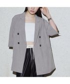 【ノミネ/NOMINE】のハーフスリーブ ダブルジャケット 大人の最旬トレンドファッション＆コーディネート founy(ファウニー) ファッション Fashion レディースファッション Fashion for Women アウター Coat / Outerwear Collection レディースジャケット・軽アウター Jackets ジャケット Jacket, Outerwear スリーブ Sleeve, Long Sleeve / Short Sleeve ダブル Double, Double-Breasted ハーフ Half, Half-Length レース Lace, Lace Fabric 今季 This Season, Current Season 半袖 Short Sleeve, Half Sleeve 夏 Summer 羽織 Haori, Light Jacket thumbnail ライトブラウン|ID: prp329100004986152 ipo3291000000037348696